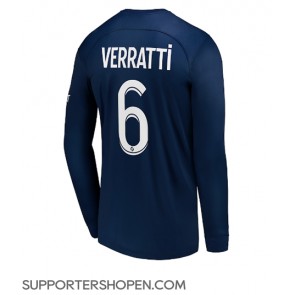 Paris Saint-Germain Marco Verratti #6 Hemma Matchtröja 2022-23 Långärmad